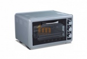 Минипечь Saturn St 1076 Grey (Терморегулятор, Таймер, Вертел) 36Л, 1,2Квт, Серая
