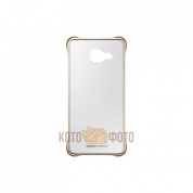 Чехол Samsung ClearCover для Galaxy A7 (A710) SAM-EF-QA710CFEGRU Gold