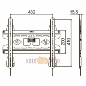Кронштейн Kromax Vega-50 для тв 26-55 белый