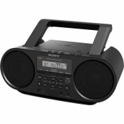 Аудиомагнитола Sony ZS-RS60BT черный 4Вт/CD/CDRW/MP3/FM(dig)/USB/BT