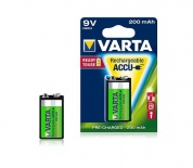 Аккумулятор VARTA 6LR6 9V 200 mAh R2U (уп 1 шт)