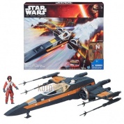 Фигурка Hasbro «Звездные Войны» B3953, космический корабль X-Wing с фигуркой По Дамерона