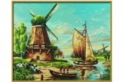 Набор для рисования Schipper 40х50 см Мельница