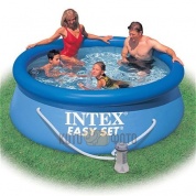Бассейн Intex 28112 Easy Set насос с фильтром, 2419л