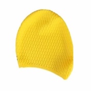 Шапочка для плавания Silicone длин волос, рифл Indigo SC700/706 Жёлтый