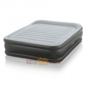Кровать Надувная С Подушкой Intex 64424 Queen Pillow Rest Raised Airbed (Встроенный Насос 220В)