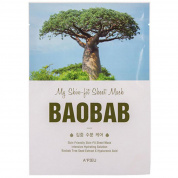 Тканевая маска с экстрактом баобаба A'PIEU My Skin-Fit Sheet Mask Baobab