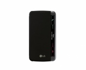 Чехол-книжка для LG K10 (K410/K430) с функцией быстрого ответа Чёрный
