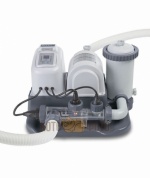 Помпа Intex 28674 С Фильтром + Хлоринатор E C O 220V, 3974 Л/Ч, Для Бассейнов До 26 500 Литров