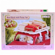 Игровой набор Sylvanian Families Семейный пикник, с багажником для красного автомобиля