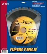 Диск тв/сп Практика 400х50, Z=40 T=3,0 mm дерево, ДСП (030-573)
