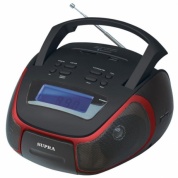 Аудиомагнитола Supra BB-40MUSB черный 3Вт/MP3/FM(dig)/USB/BT/SD