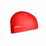 Шапочка для плавания ткань прорезин PU, MESUCA MEA 02063 Красный