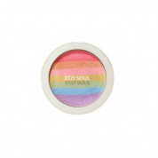 Румяна-хайлайтер компактные The Saem Eco Soul Prism Blusher 8гр
