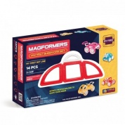 Магнитный конструктор Magformers 63145 702006 My First Buggy, красный
