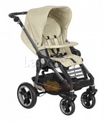 Коляска прогулочная Teutonia BeYou (Теутония БиЮ) V4 Elite Graphite (WHL3) 6050 Seashell бежевый эко