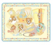 Развивающий коврик Mambobaby Медвежата 200x160x0.5cm 028ТМ