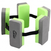 Пояс для обучения плаванию Larsen AquaFitness YP-10B 5 секций Graphite-Lime 359154