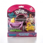 Игровой набор Beanzeez плюшевая Обезьянка в колыбельке
