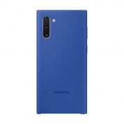 Чехол (клип-кейс) Samsung для Samsung Galaxy Note 10 Silicone Cover blue (EF-PN970TLEGRU)