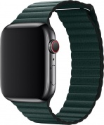 Ремешок Dismac Elegant Leather Loop для Apple Watch 4 44mm - Forest Green