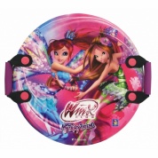 Санки-Ледянки 1toy Winx, 54см, кругл.,с плотн.ручками