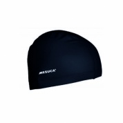 Шапочка для плавания ткань прорезин PU, MESUCA MEA 02063 Чёрный