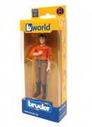 Фигурка мужчины Bruder коричневые джинсы