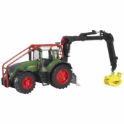 Машинка Bruder Трактор Fendt 936 Vario лесной с манипулятором