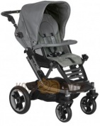 Коляска прогулочная Teutonia Mistral S (Теутония Мистрал Эс) V4 Graphite (WHL3) 6055 Slate серый эко