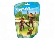 Конструктор Playmobil Зоопарк: Семья Шимпанзе