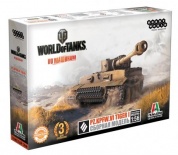 Сборная модель Hobby world World of Tanks. Pz.Kpfw.VI TIGER I. Масштабная модель 1:56