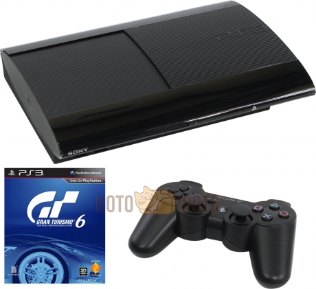 Игровая консоль Sony PS3 Super Slim (12 Gb) (CECH-4308A) + «Gran Turismo 6» + «Gran Turismo 6. Игров