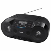Аудиомагнитола Sony ZS-RS70BT черный 4.6Вт/CD/CDRW/MP3/FM(dig)/USB/BT