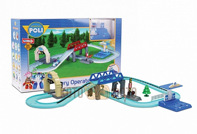 Игровой набор Silverlit Робокар Поли средний трек с Умной машинкой