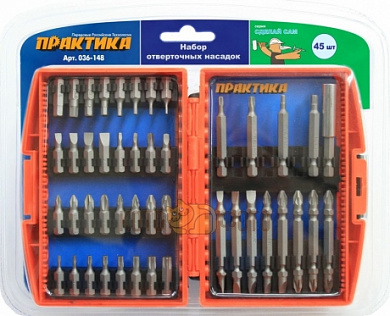 Набор бит ПРАКТИКА DIY 43 шт (036-148)
