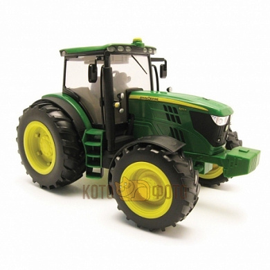 Tomy John Deere эл.трактор 6210R,звук,свет,24х33х22см,кор.