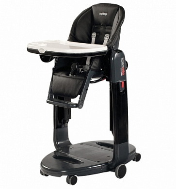 Стульчик для кормления Peg-Perego Tatamia Stripes Black Эко-кожа