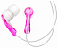 Наушники внутриканальные Partner Pink 3.5 (пластик)