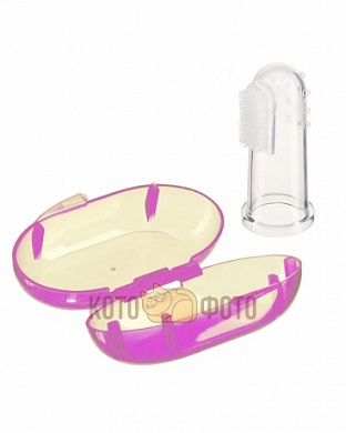 Щетка Happy baby в пенале Tooth care 20008N (Lilac)