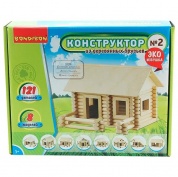 Конструктор из деревянных брусьев №2  BONDIBON BB2602