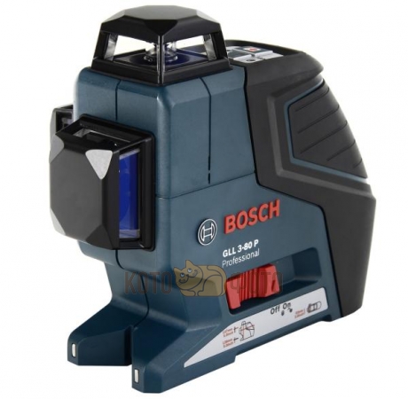 Построитель плоскостей Bosch GLL 3-80 P + вкладка под L-Boxx (0601063305)
