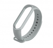 Ремешок BoraSCO для фитнес браслета Xiaomi Mi Band 5 серый