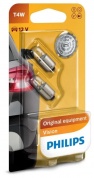 Лампа накаливания PHILIPS T4W Vision 12V 4W, 1шт, 12929B2