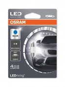 Лампа автомобильная OSRAM C5W (SV8.5-8) 31мм LED Blue Standart 12V, 6431BLбл