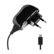 Сетевое зарядное устройство Deppa+microUSB 2.1A black