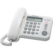 Телефон проводной  Panasonic KX-TS2356RUW белый
