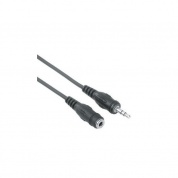 Кабель-удлинитель аудио Hama H-48910 Jack 35 (m)-Jack 35 (f) 25м черный (00048910)