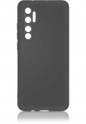 Чехол с микрофиброй DF для Xiaomi Mi Note 10 Lite Silicone Black xiOriginal-10