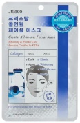 Маска тканевая c коллагеном Mijin Cosmetics Junico Crystal All-in-one Facial Mask Collagen 25 г